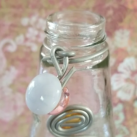 Repurposed Vintage Olive Oil Salad Dressing Bottle Hand Crafted - Picture 7 of 15